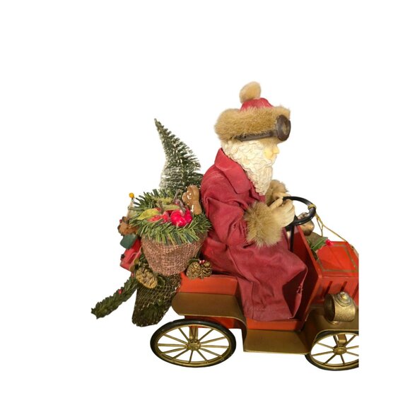 Smithsonian Institution Kurt Adler Santa Fabriche Holiday Drive Antique car READ - Picture 9 of 16